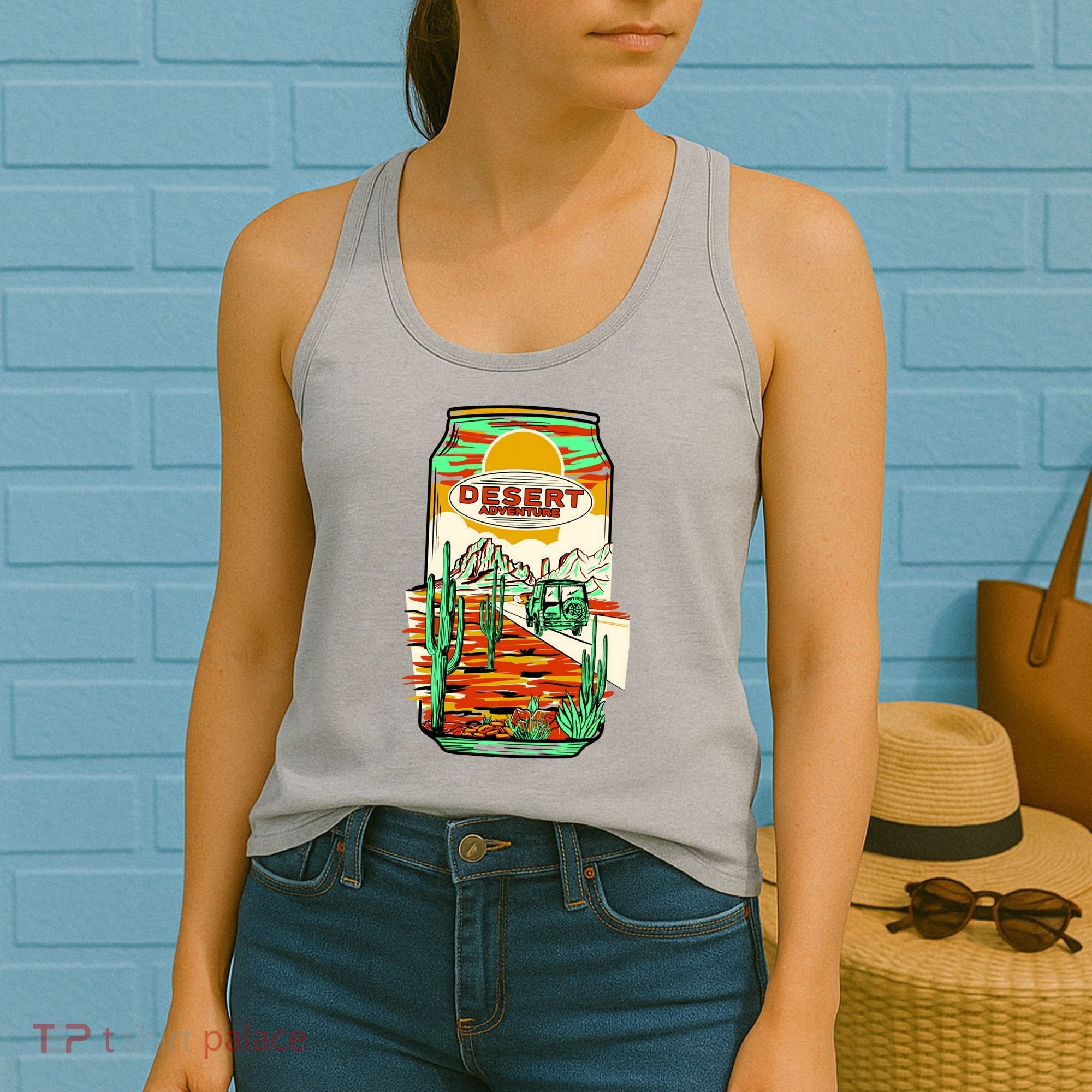 Desert Adventure Soda Can Women's Tank Top