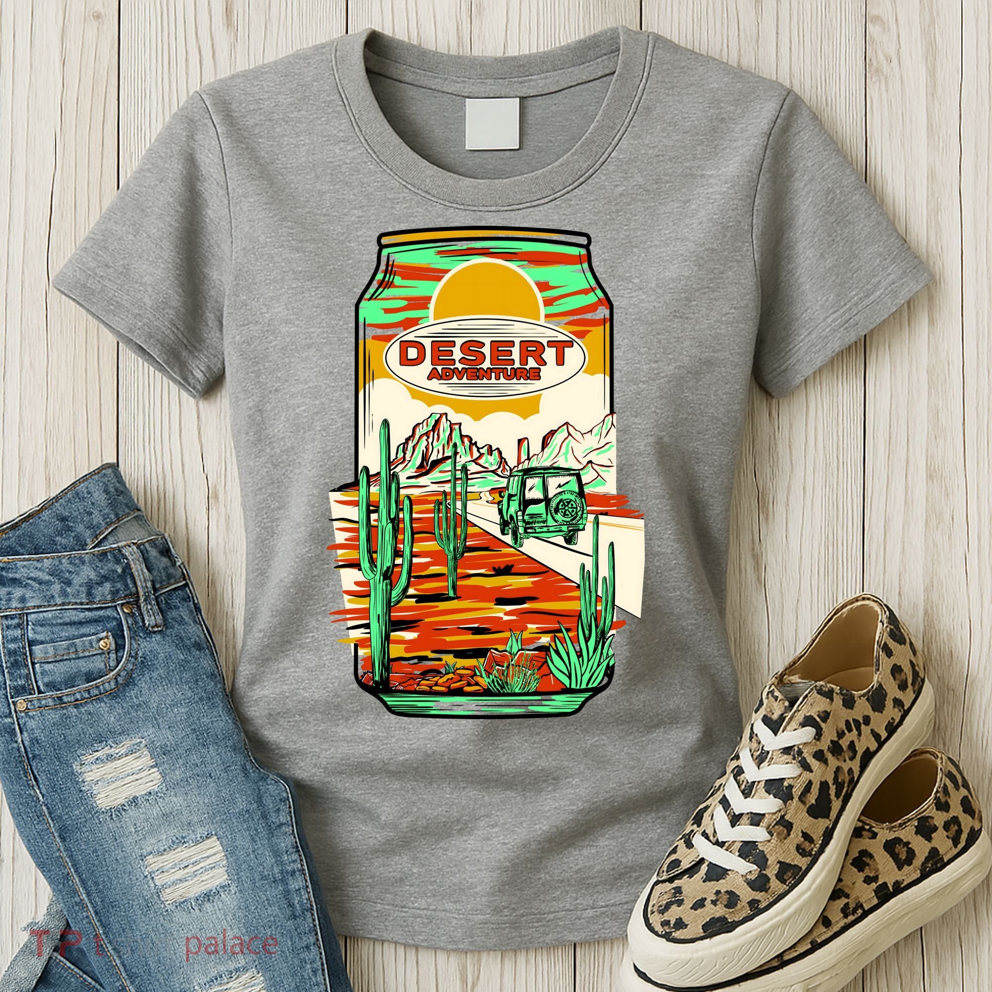 Desert Adventure Soda Can Women's T-Shirt