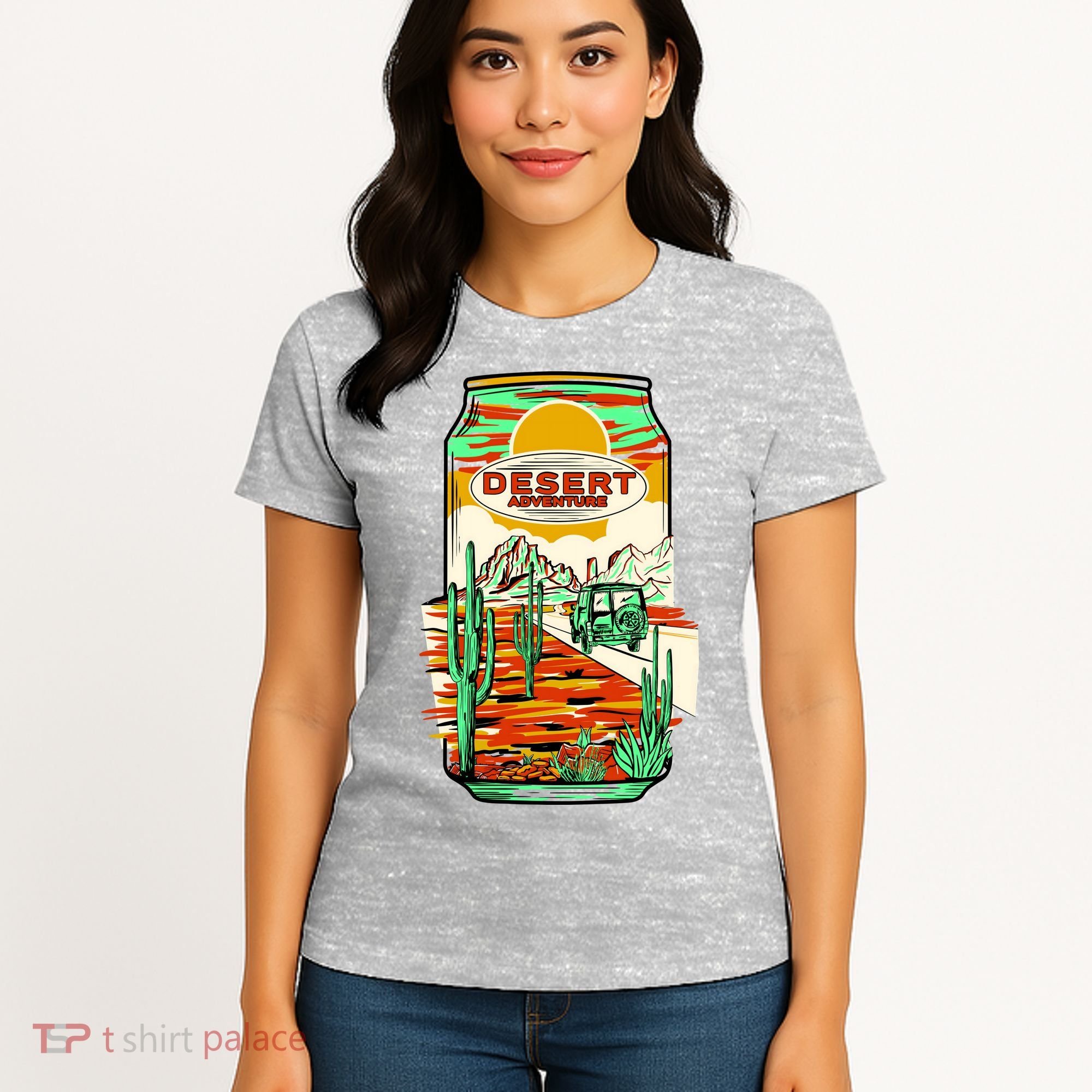 Desert Adventure Soda Can Women's T-Shirt