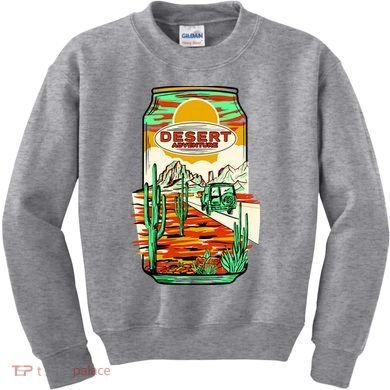 Desert Adventure Soda Can Kids Sweatshirt