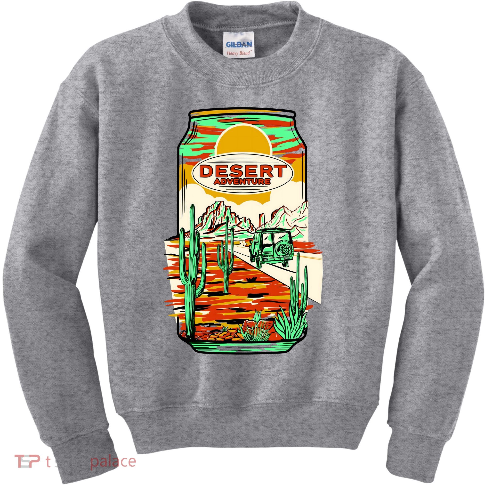 Desert Adventure Soda Can Kids Sweatshirt