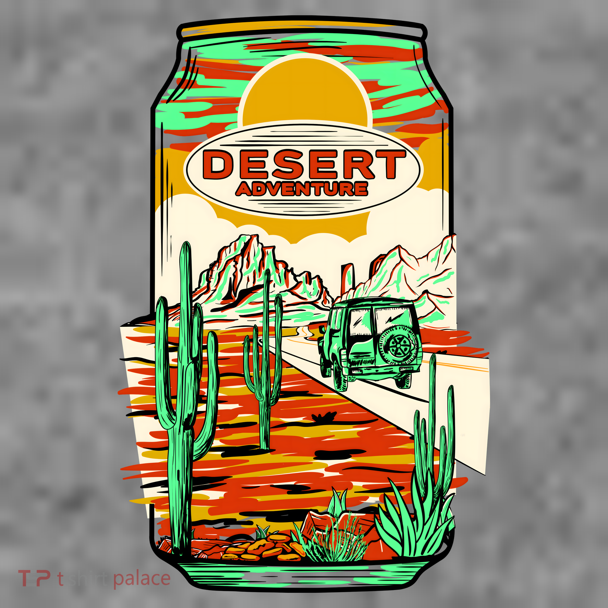 Desert Adventure Soda Can Kids Hoodie