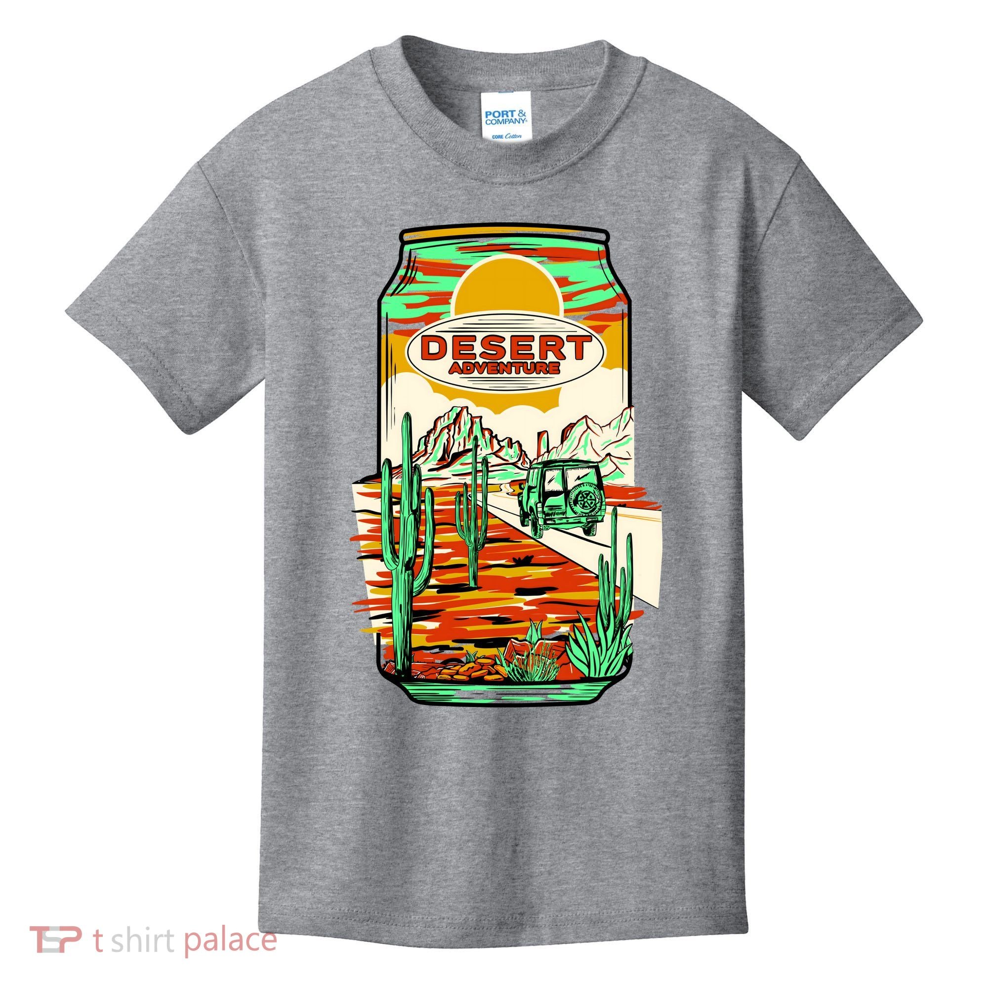 Desert Adventure Soda Can Kids T-Shirt