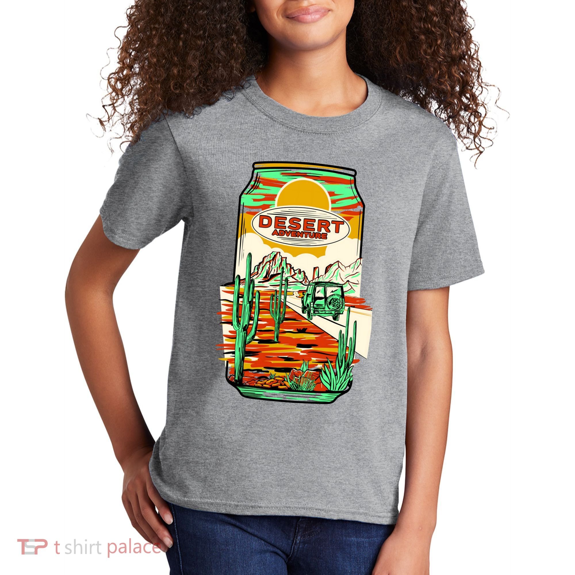 Desert Adventure Soda Can Kids T-Shirt