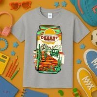Desert Adventure Soda Can Kids T-Shirt thumb 3