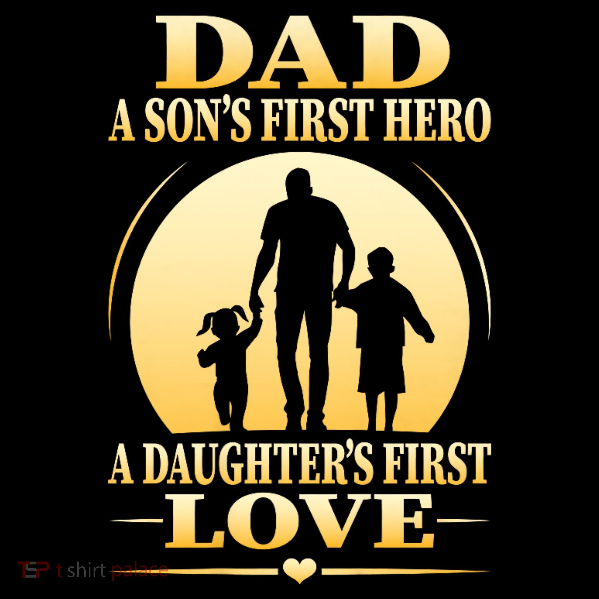 Dad A SonS First Hero A DaughterS First Love USA-Made Doggie Bandana