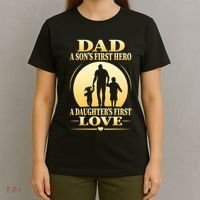 Dad A SonS First Hero A DaughterS First Love T-Shirt thumb 4