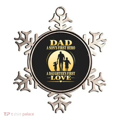 Dad A SonS First Hero A DaughterS First Love Ornament