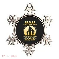 Dad A SonS First Hero A DaughterS First Love Ornament thumb 0
