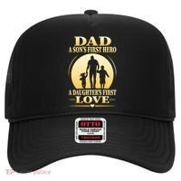 Dad A SonS First Hero A DaughterS First Love Hat thumb 0