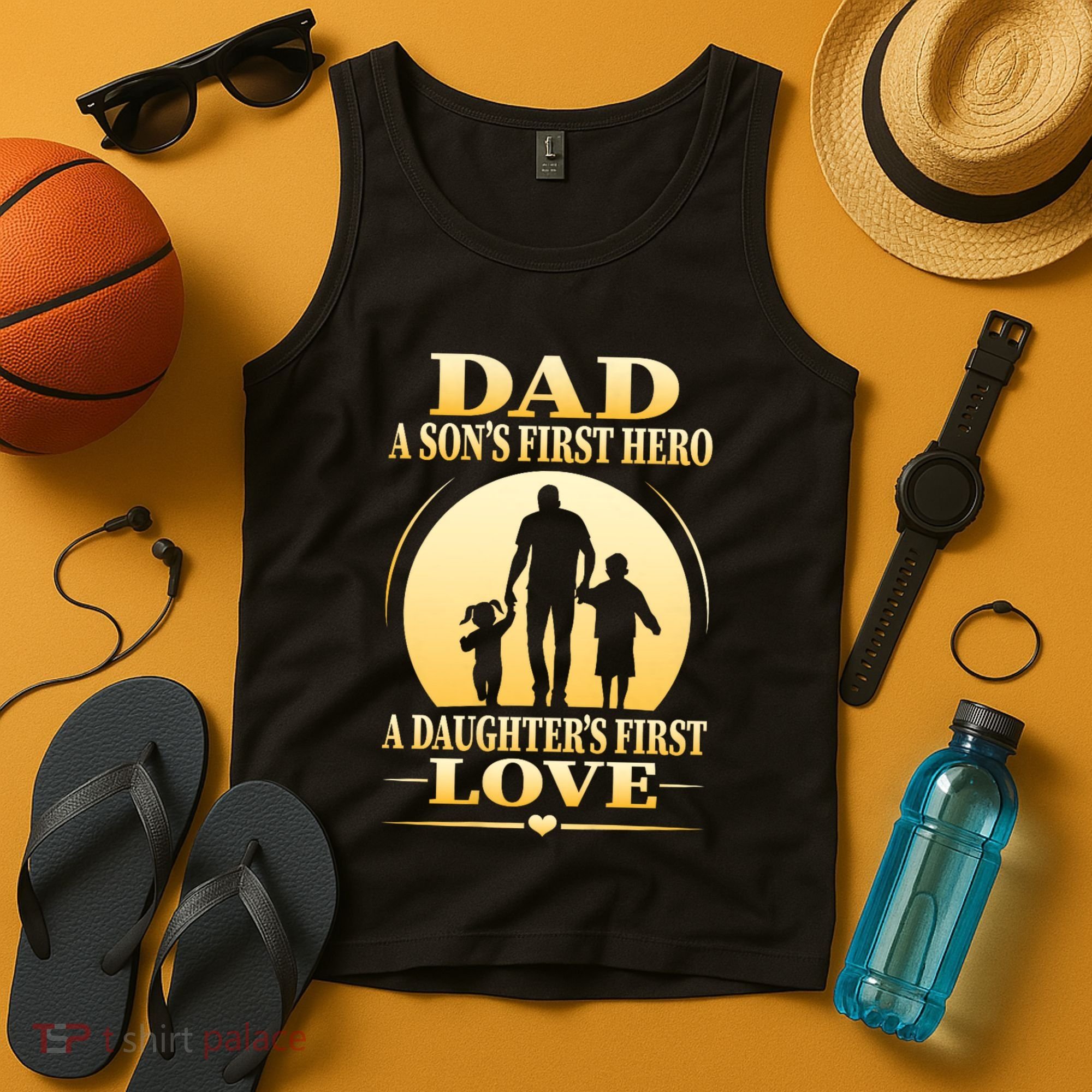 Dad A SonS First Hero A DaughterS First Love Tank Top