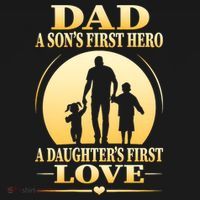 Dad A SonS First Hero A DaughterS First Love Tote Bag thumb 4