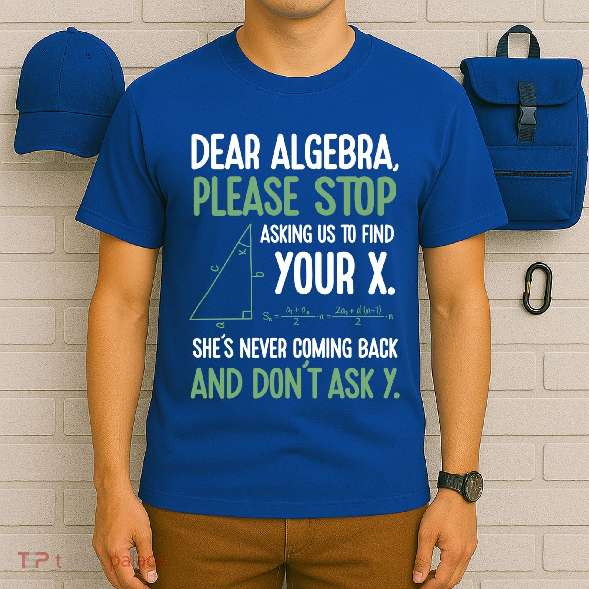 Dear Algebra Stop Asking Me To Find Your X Maths Joke Gift T-Shirt