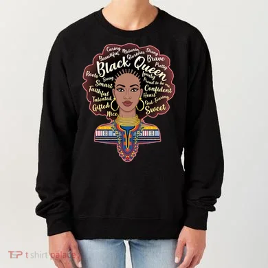 Dashiki Black Queen Women's Sweatshirt