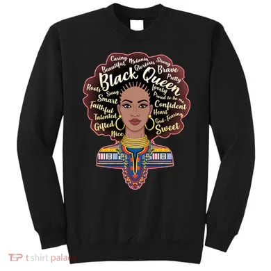 Dashiki Black Queen Sweatshirt