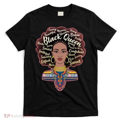Dashiki Black Queen T-Shirt