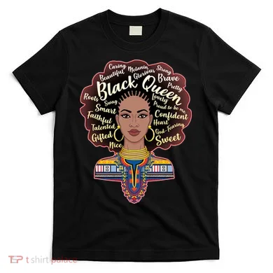 Dashiki Black Queen T-Shirt