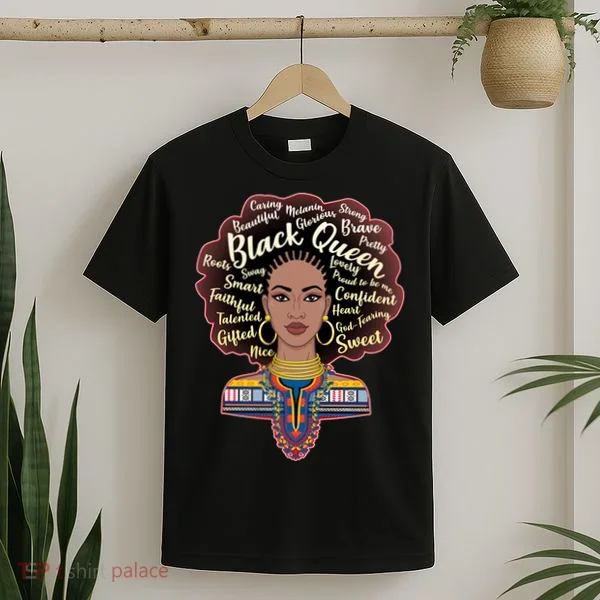 Dashiki Black Queen T-Shirt