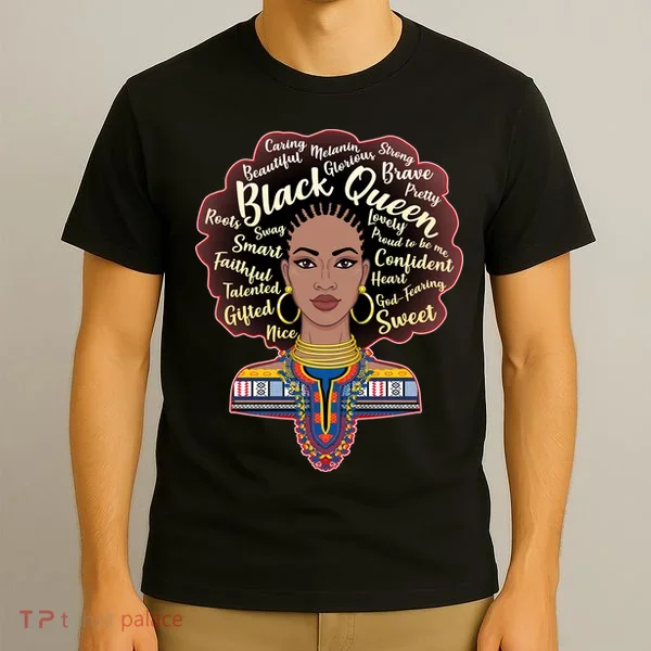 Dashiki Black Queen T-Shirt