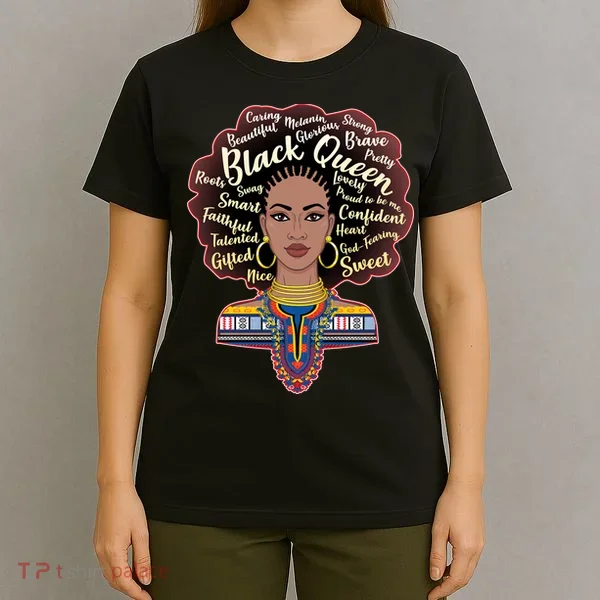 Dashiki Black Queen T-Shirt