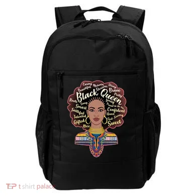 Dashiki Black Queen Backpack