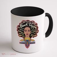 Dashiki Black Queen Coffee Mug thumb 1