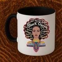 Dashiki Black Queen Coffee Mug thumb 2