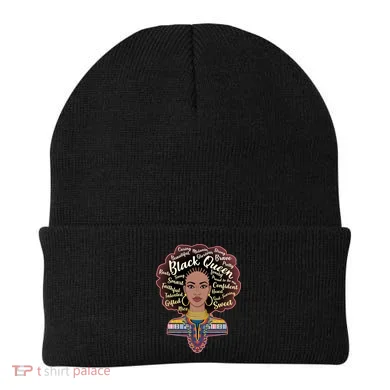 Dashiki Black Queen Beanie