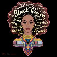 Dashiki Black Queen Women's Hoodie thumb 2