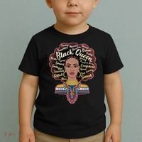 Dashiki Black Queen Toddler T-Shirt thumb 2
