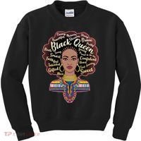 Dashiki Black Queen Kids Sweatshirt thumb 0