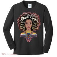 Dashiki Black Queen Kids Long Sleeve Shirt thumb 0