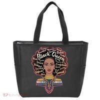 Dashiki Black Queen Tote Bag thumb 0