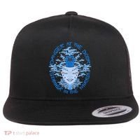 Danger At The Door Strangr In The Mirror Flat Bill Trucker Hat thumb 0