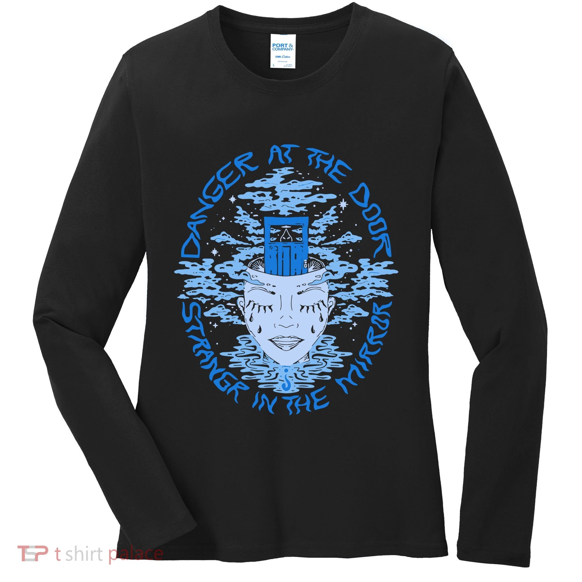 Danger At The Door Strangr In The Mirror Women's Long Sleeve Shirt