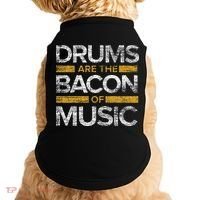 Drums Are The Bacon Of Music Drummer Drums Doggie Tank thumb 0