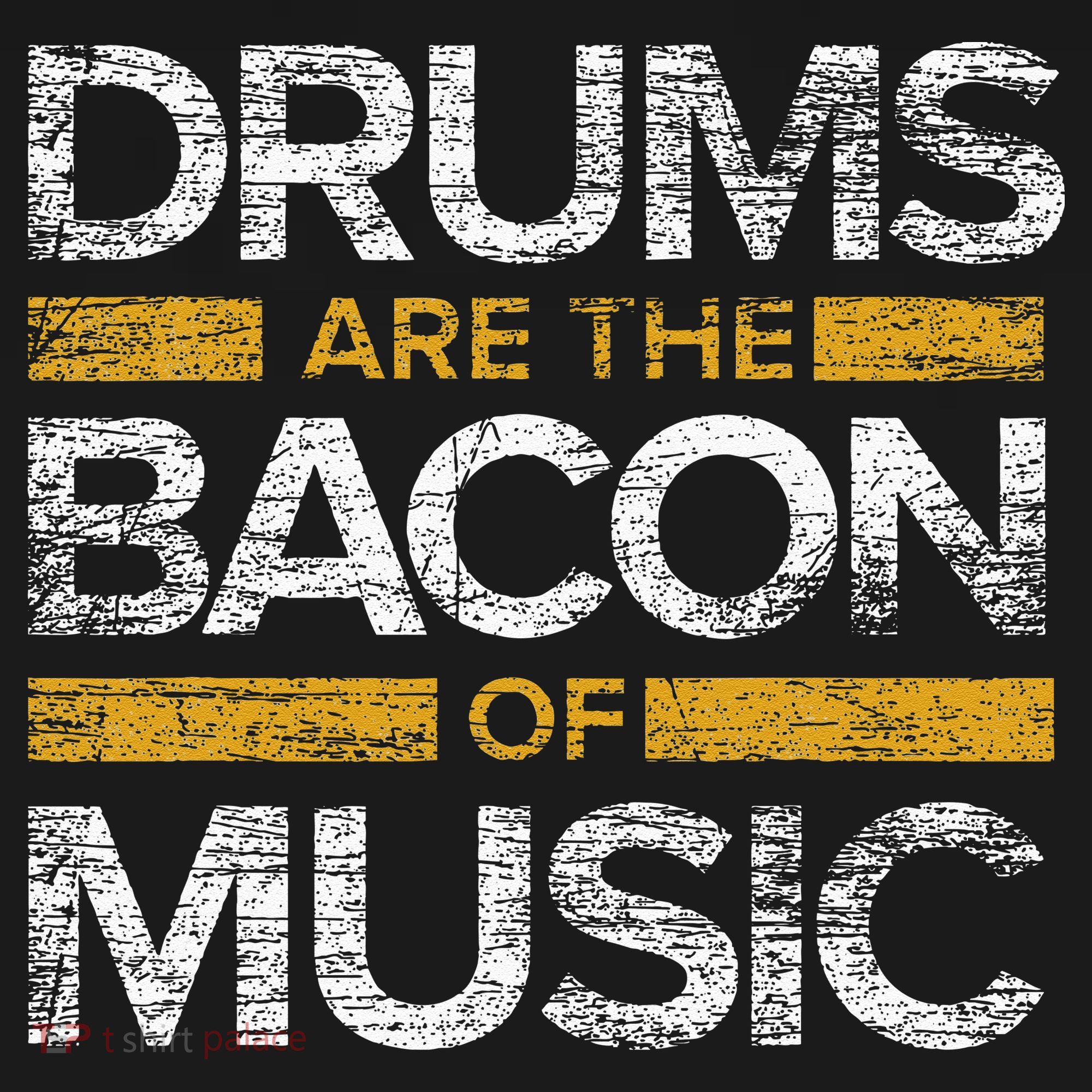 Drums Are The Bacon Of Music Drummer Drums Mousepad