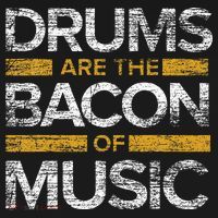 Drums Are The Bacon Of Music Drummer Drums Women's Tank Top thumb 5