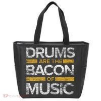 Drums Are The Bacon Of Music Drummer Drums Tote Bag thumb 0