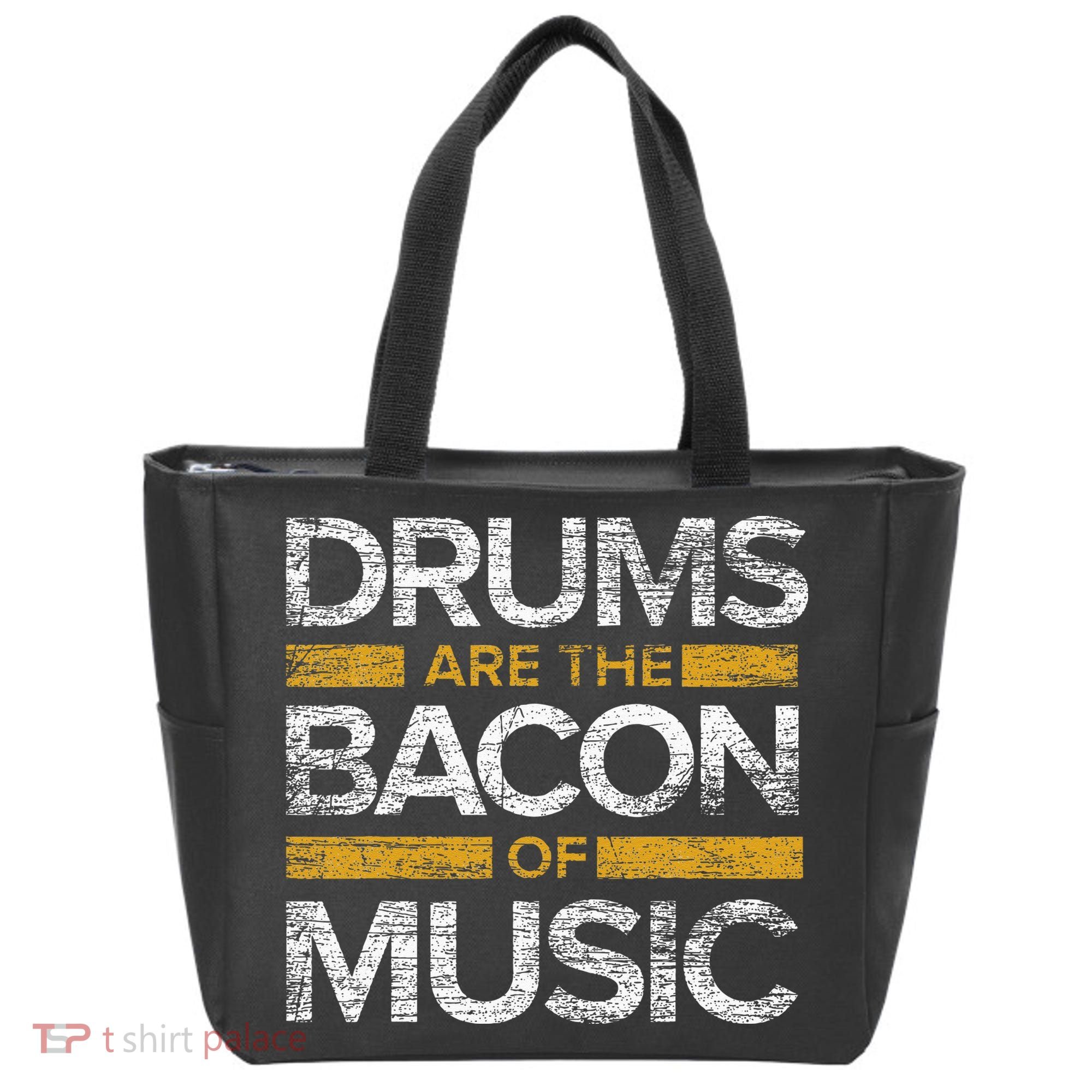 Drums Are The Bacon Of Music Drummer Drums Tote Bag