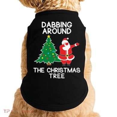 Dabbing Around The Christmas Tree Doggie Tank