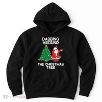Dabbing Around The Christmas Tree Hoodie thumb 0