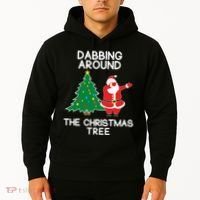 Dabbing Around The Christmas Tree Hoodie thumb 2
