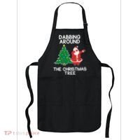 Dabbing Around The Christmas Tree Apron thumb 0