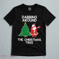 Dabbing Around The Christmas Tree T-Shirt thumb 5