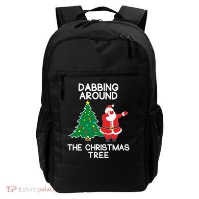 Dabbing Around The Christmas Tree Backpack