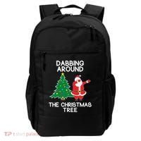 Dabbing Around The Christmas Tree Backpack thumb 0