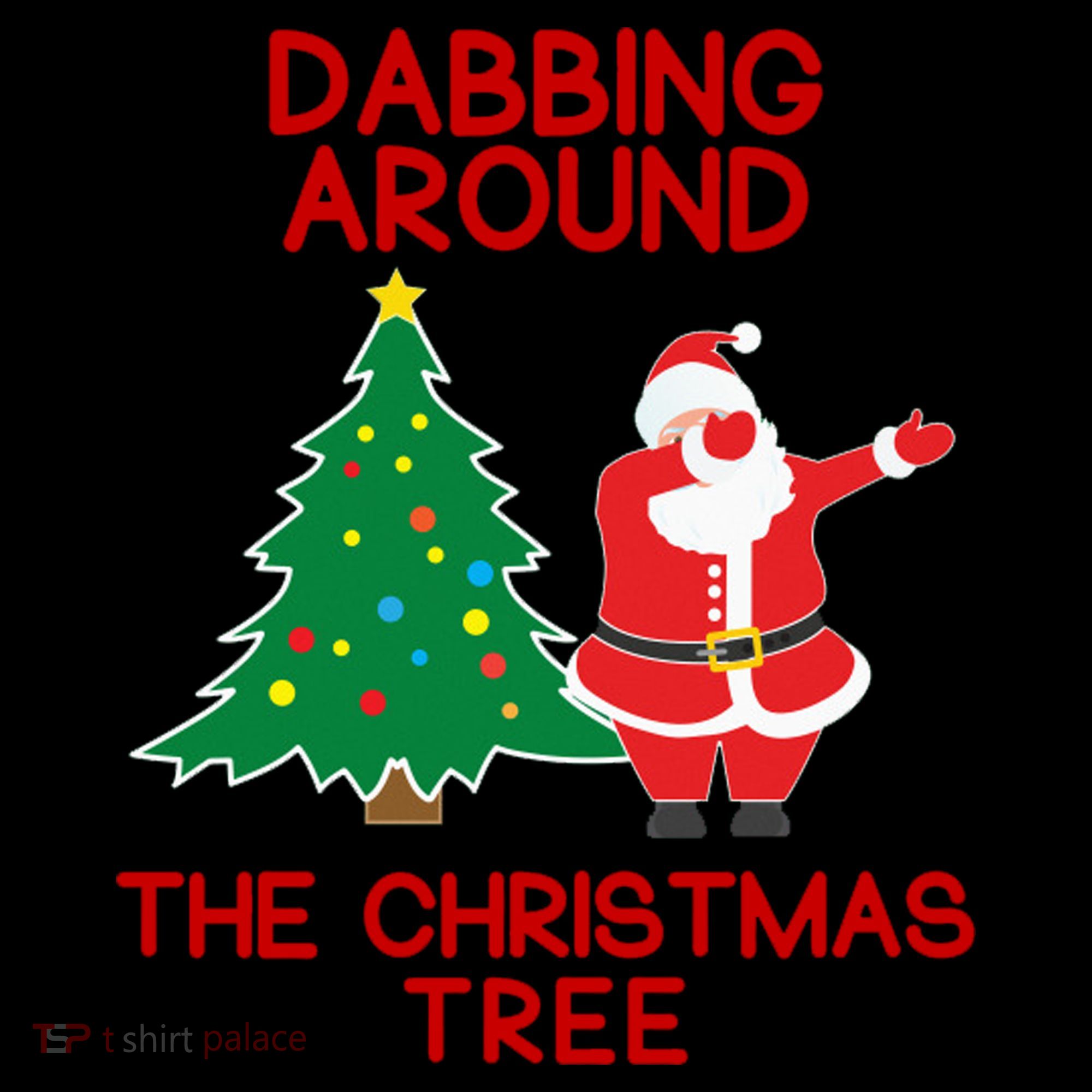 Dabbing Around The Christmas Tree Coffee Mug