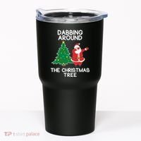 Dabbing Around The Christmas Tree Tumbler thumb 0