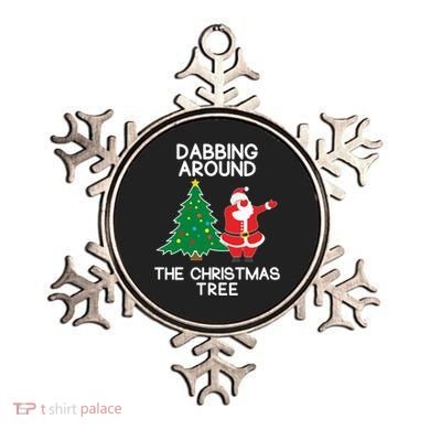 Dabbing Around The Christmas Tree Ornament
